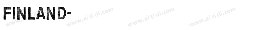 Finland字体转换