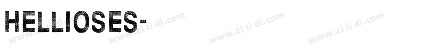 HELLIOSES字体转换