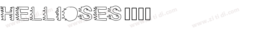 HELLIOSES字体转换