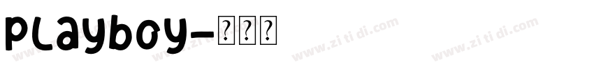 playboy字体转换