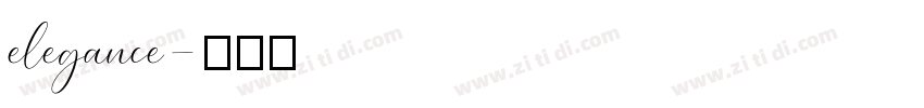 elegance字体转换