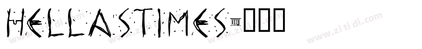 HellasTimes字体转换