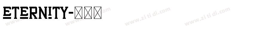 eternity字体转换
