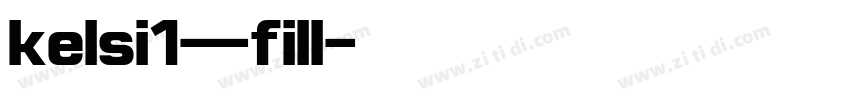 kelsi1—fill字体转换