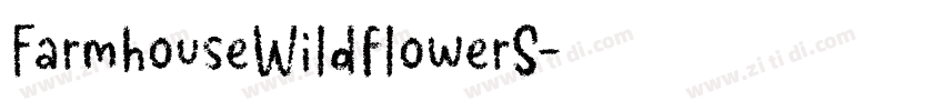 FarmhouseWildflowerS字体转换