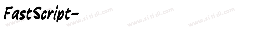FastScript字体转换