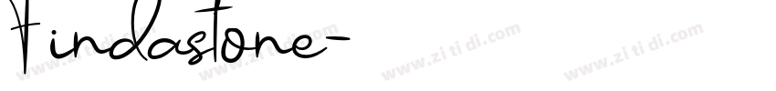 Findastone字体转换