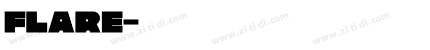 flare字体转换