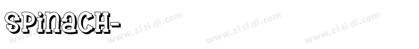 Spinach字体转换