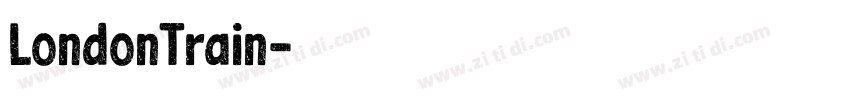 LondonTrain字体转换
