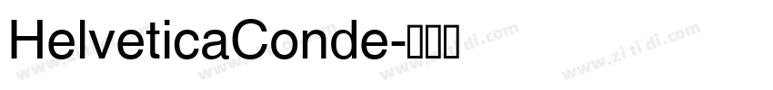 HelveticaConde字体转换