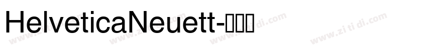 HelveticaNeuett字体转换