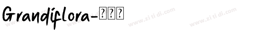 Grandiflora字体转换