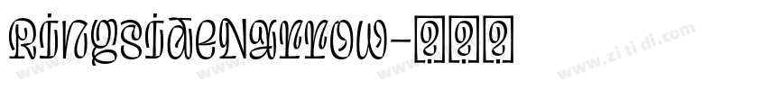 RingsideNarrow字体转换