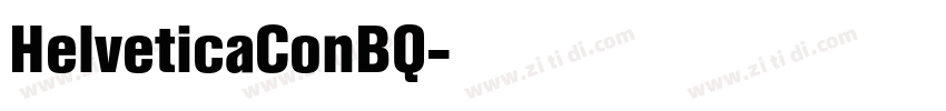 HelveticaConBQ字体转换