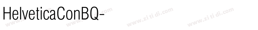 HelveticaConBQ字体转换