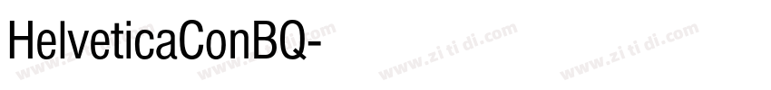 HelveticaConBQ字体转换