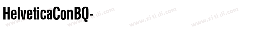 HelveticaConBQ字体转换