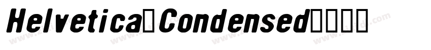 Helvetica-Condensed字体转换