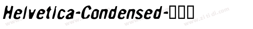Helvetica-Condensed字体转换