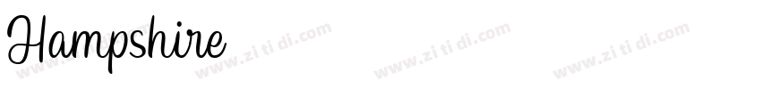 Hampshire字体转换