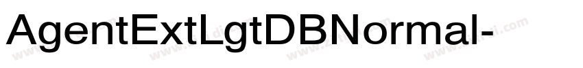 AgentExtLgtDBNormal字体转换 AgentExtLgtDBNormal字体转换