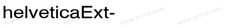 helveticaExt字体转换