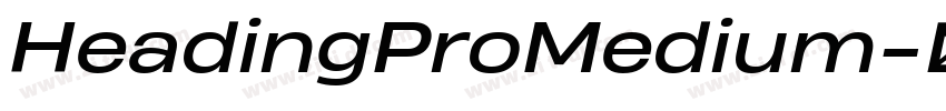 HeadingProMedium字体转换
