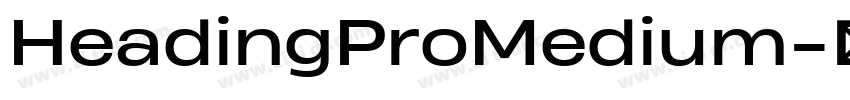 HeadingProMedium字体转换