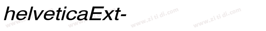helveticaExt字体转换