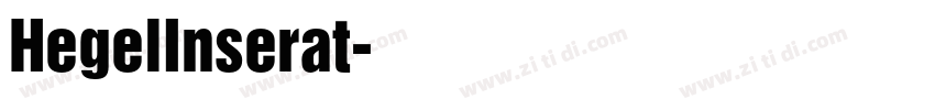 HegelInserat字体转换