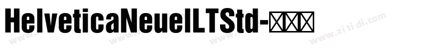 HelveticaNeuelLTStd字体转换