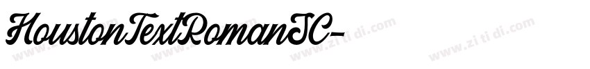 HoustonTextRomanSC字体转换