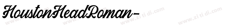 HoustonHeadRoman字体转换