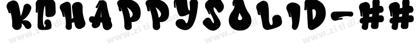 KGHAPPYSolid字体转换