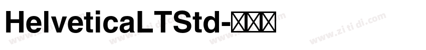 HelveticaLTStd字体转换