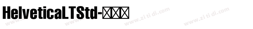 HelveticaLTStd字体转换