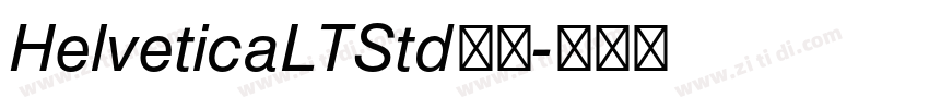 HelveticaLTStd常规字体转换