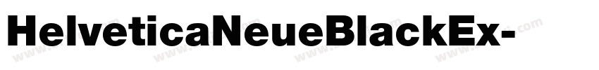 HelveticaNeueBlackEx字体转换 HelveticaNeueBlackEx字体转换