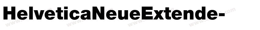HelveticaNeueExtende字体转换 HelveticaNeueExtende字体转换