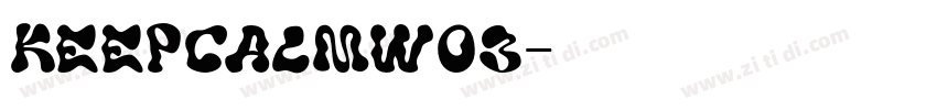 KeepCalmW03字体转换