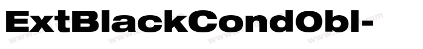 ExtBlackCond0bl字体转换