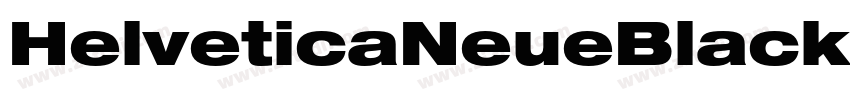 HelveticaNeueBlackEx字体转换 HelveticaNeueBlackEx字体转换