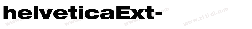 helveticaExt字体转换