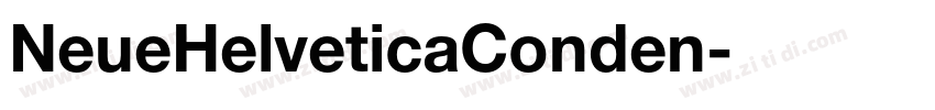 NeueHelveticaConden字体转换