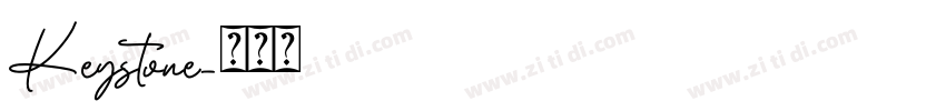 Keystone字体转换