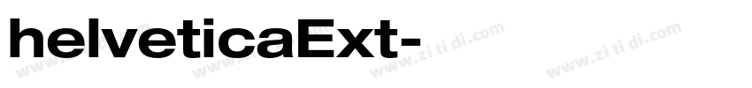 helveticaExt字体转换