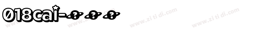 018cai字体转换