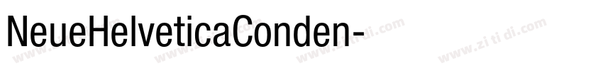 NeueHelveticaConden字体转换
