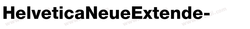 HelveticaNeueExtende字体转换 HelveticaNeueExtende字体转换
